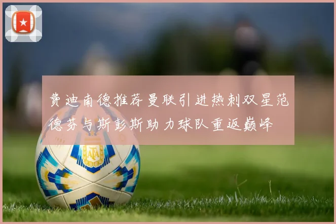 费迪南德推荐曼联引进热刺双星范德芬与斯彭斯助力球队重返巅峰